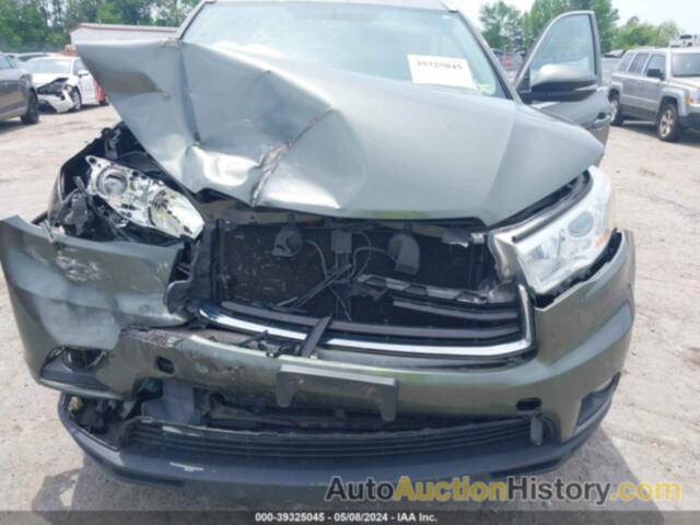 TOYOTA HIGHLANDER XLE V6, 5TDJKRFH0ES048778