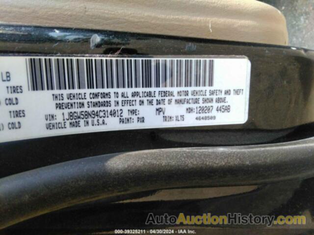 JEEP GRAND CHEROKEE LIMITED, 1J8GW58N94C314012