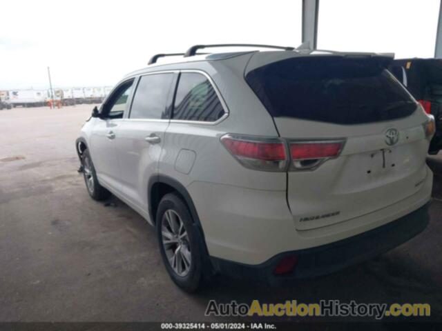 TOYOTA HIGHLANDER XLE, 5TDJKRFH3FS195419