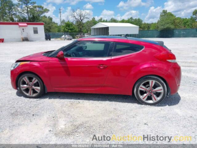 HYUNDAI VELOSTER BASE W/GRAY, KMHTC6AD3CU076605