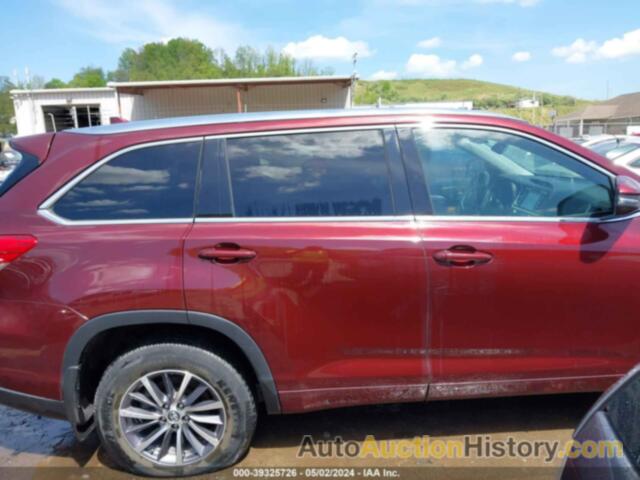 TOYOTA HIGHLANDER XLE, 5TDJZRFHXJS805160