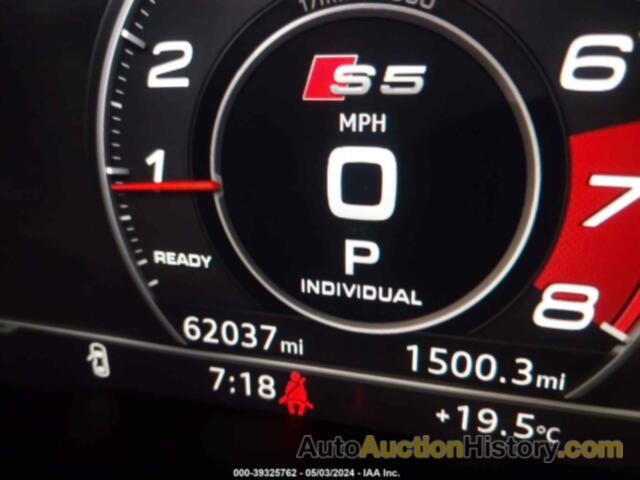 AUDI S5 3.0T PREMIUM PLUS, WAUB4CF52JA013553