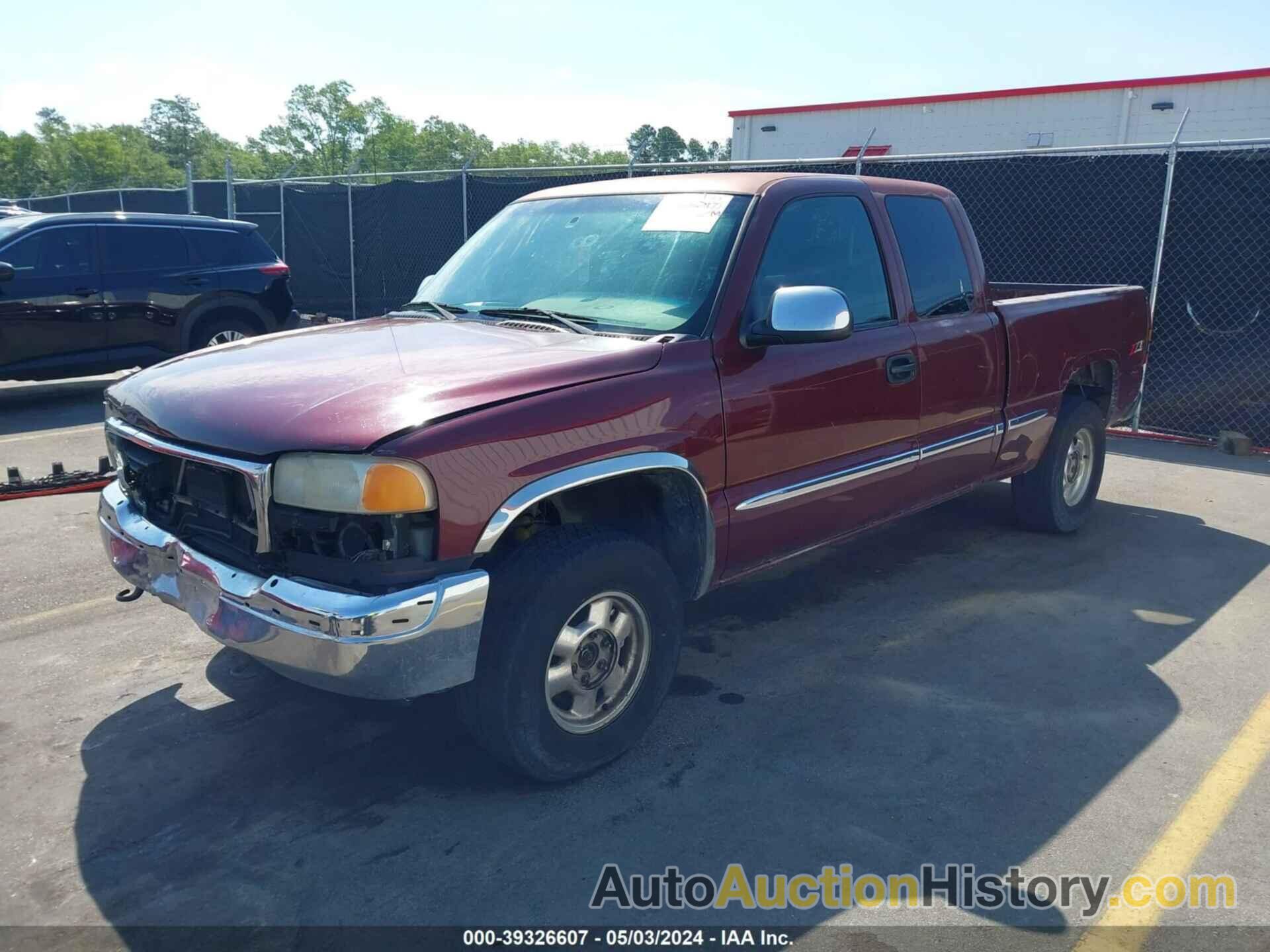 GMC NEW SIERRA K1500, 1GTEK19T01E108397