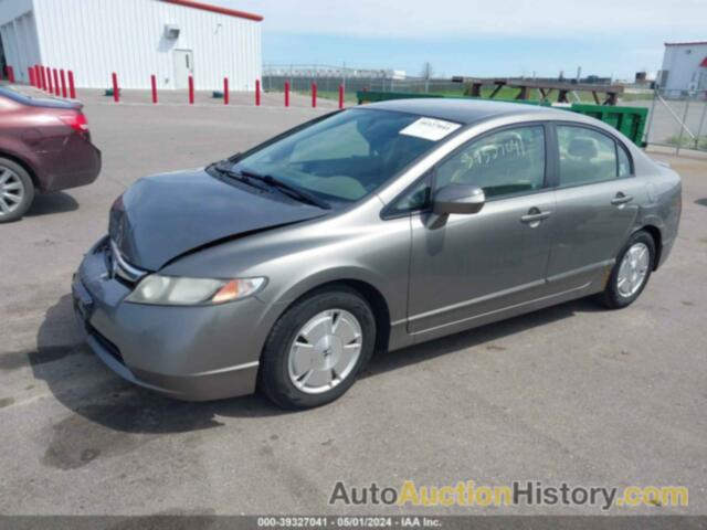 HONDA CIVIC HYBRID, JHMFA36238S020808