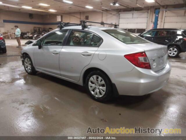 HONDA CIVIC LX, 2HGFB2F58CH612712