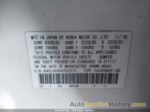 ACURA TSX, JH4CL96866C002573