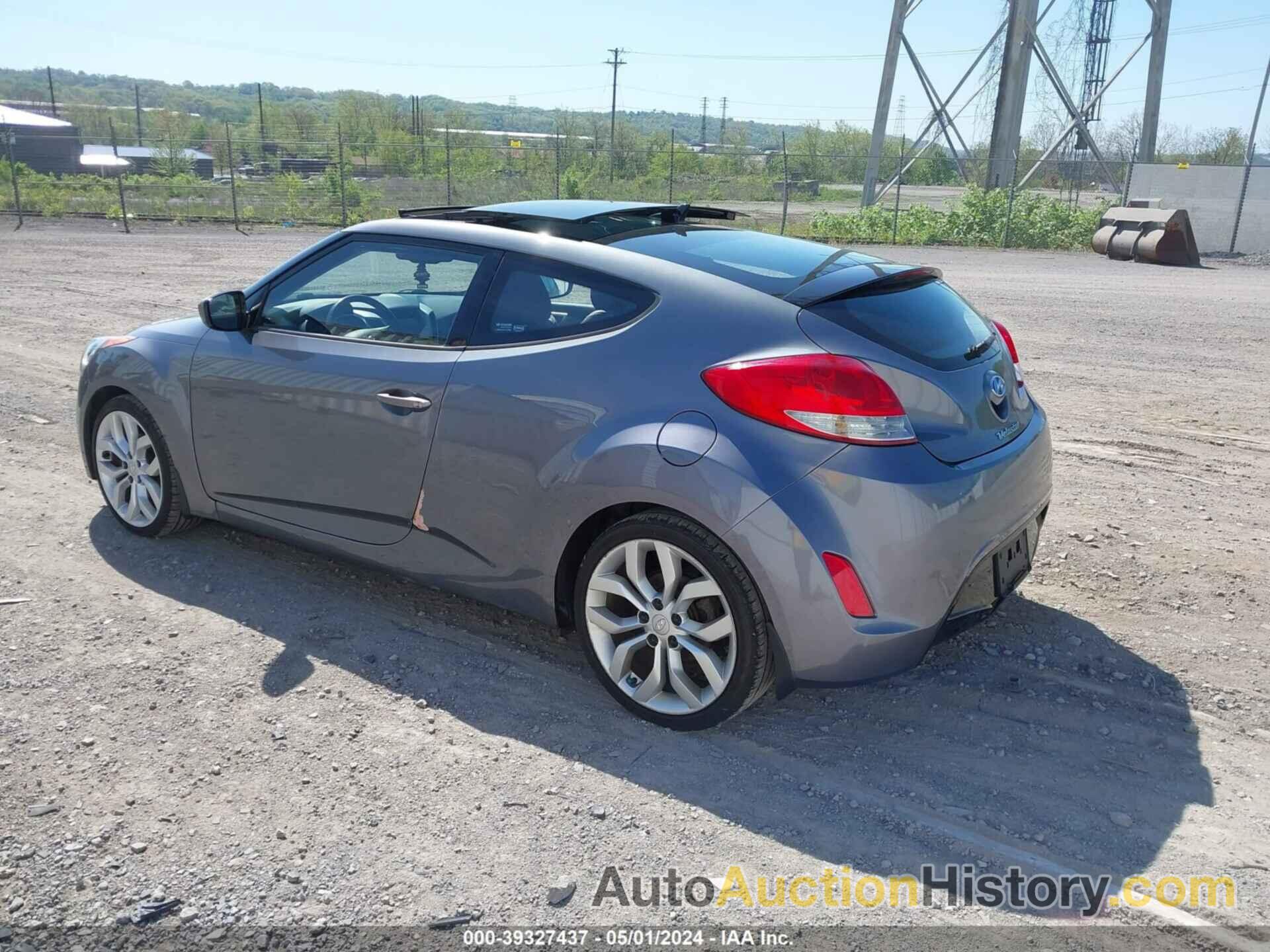 HYUNDAI VELOSTER BASE W/BLACK, KMHTC6AD6DU095893