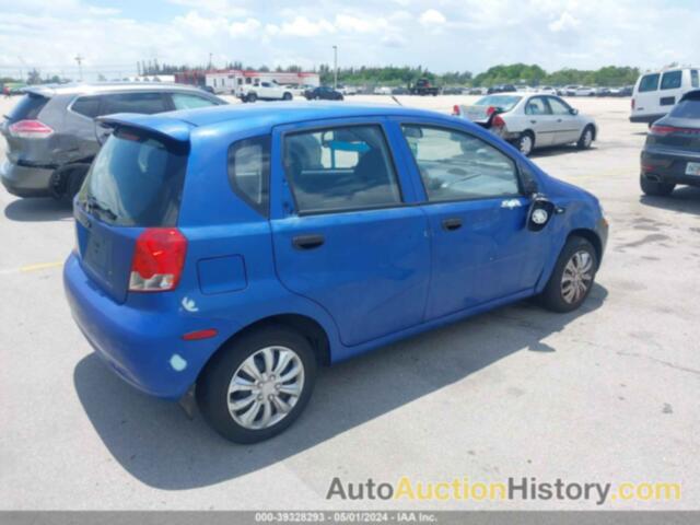 CHEVROLET AVEO LS, KL1TD66636B570529