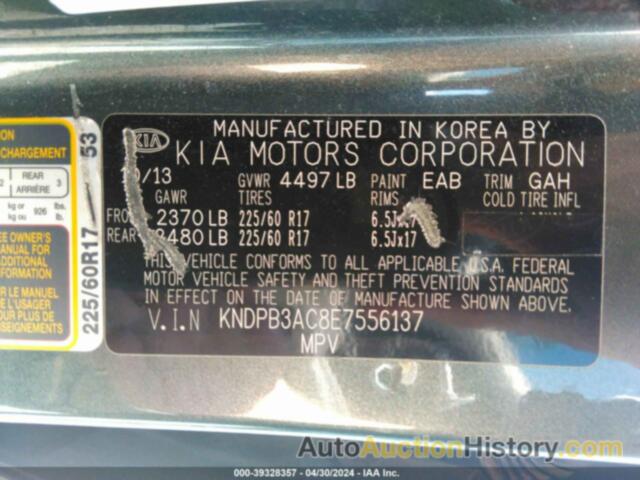 KIA SPORTAGE LX, KNDPB3AC8E7556137