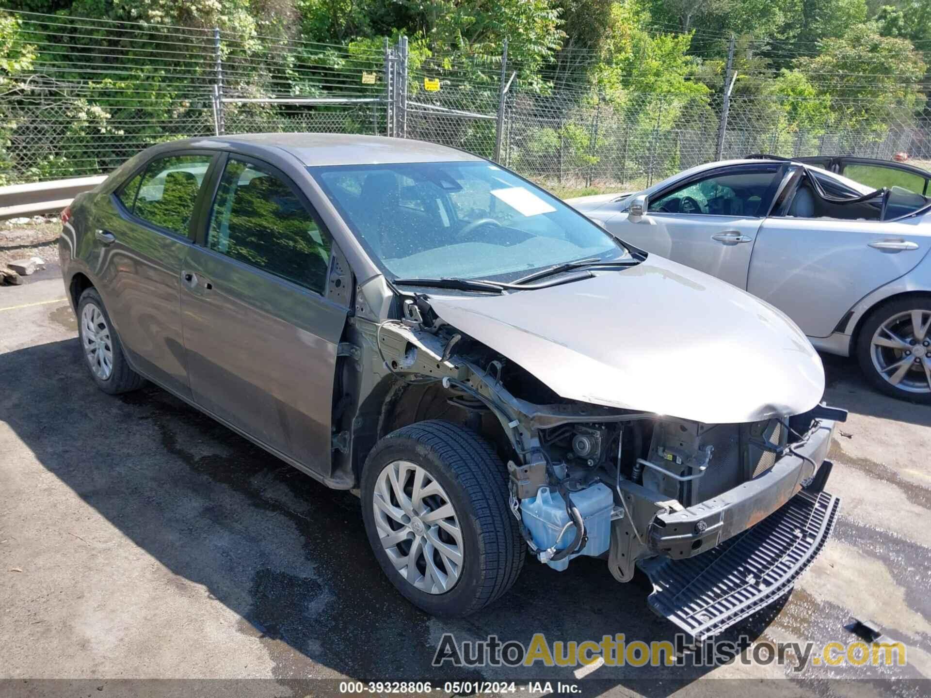 TOYOTA COROLLA LE, 5YFBURHE2JP743543