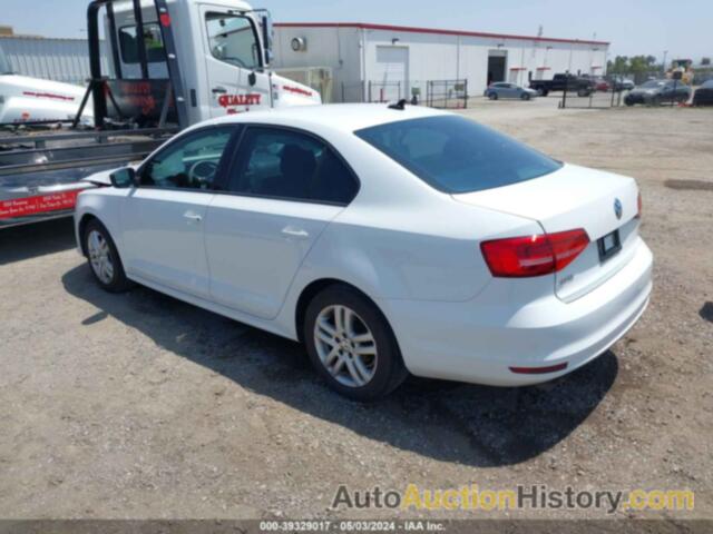 VOLKSWAGEN JETTA 2.0L S, 3VW2K7AJ1FM210578