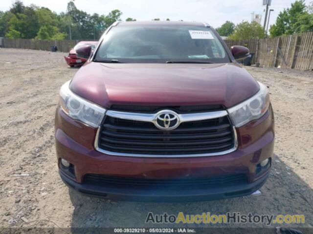 TOYOTA HIGHLANDER XLE, 5TDJKRFH5GS355429