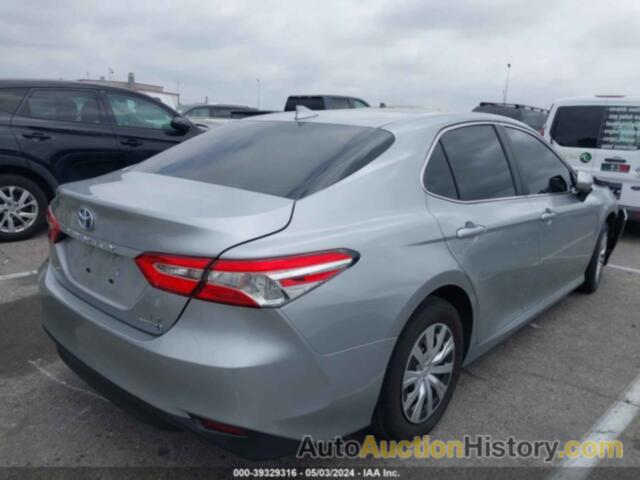 TOYOTA CAMRY HYBRID LE, 4T1B31HK9KU008956