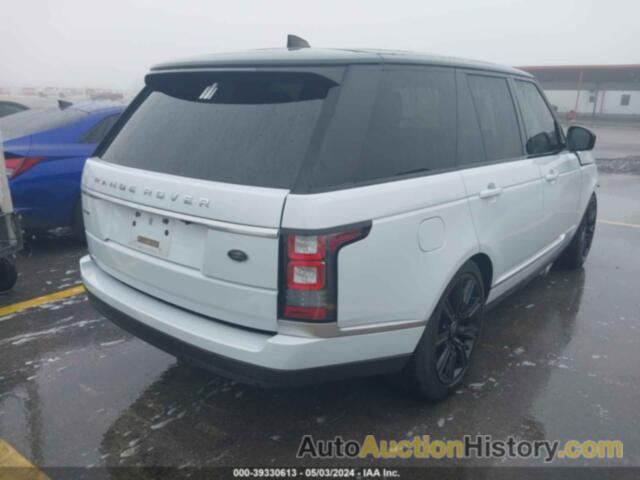 LAND ROVER RANGE ROVER HSE, SALGS2FV5HA326429