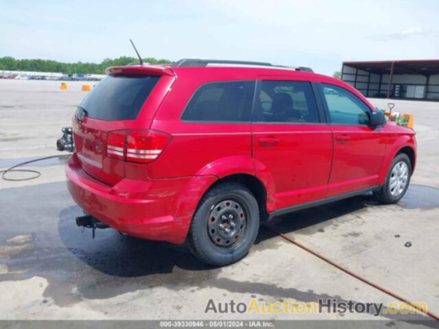 DODGE JOURNEY SE, 3C4PDCAB8JT218521