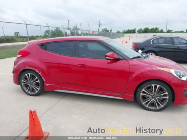 HYUNDAI VELOSTER TURBO, KMHTC6AEXGU295009