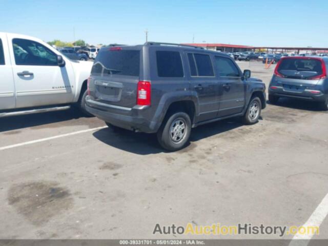 JEEP PATRIOT SPORT, 1C4NJRBB1ED884004