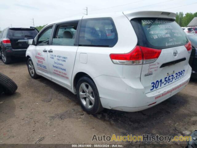 TOYOTA SIENNA, 5TDZK3DC3ES447708