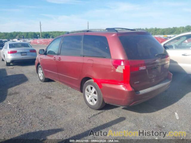 TOYOTA SIENNA XLE, 5TDZA22C44S134553