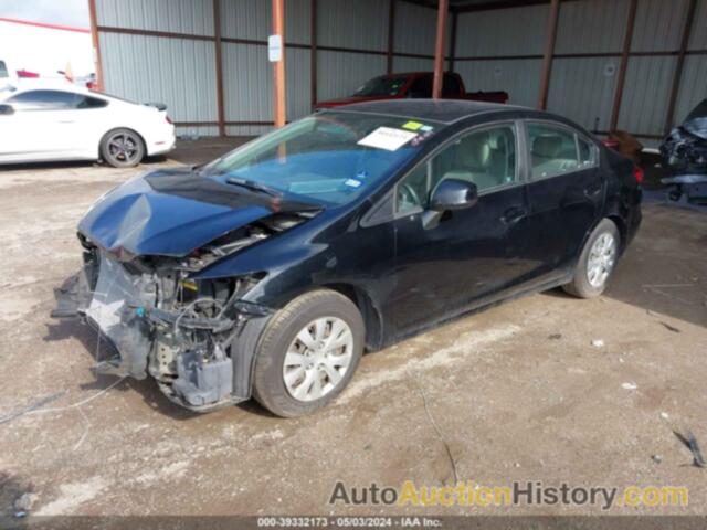 HONDA CIVIC LX, 2HGFB2F51CH316625