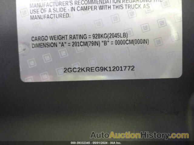 CHEVROLET SILVERADO 2500HD WT, 2GC2KREG9K1201772