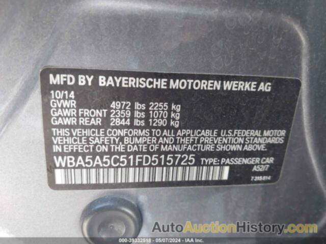 BMW 528 I, WBA5A5C51FD515725