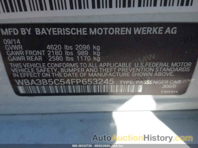 BMW 328I XDRIVE, WBA3B5C54FP653245