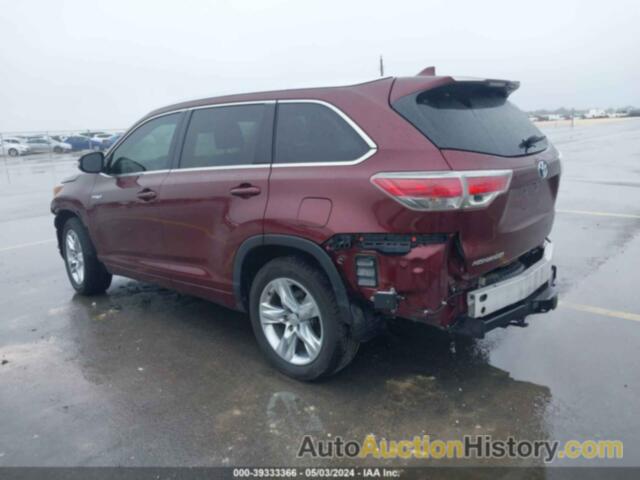 TOYOTA HIGHLANDER HYBRID LIMITED, 5TDDCRFHXES006743