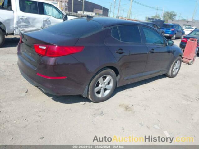 KIA OPTIMA LX, 5XXGM4A79FG456978