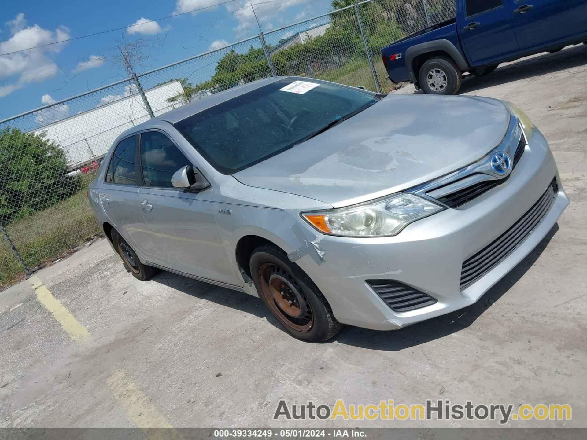 TOYOTA CAMRY HYBRID LE, 4T1BD1FK7DU065451