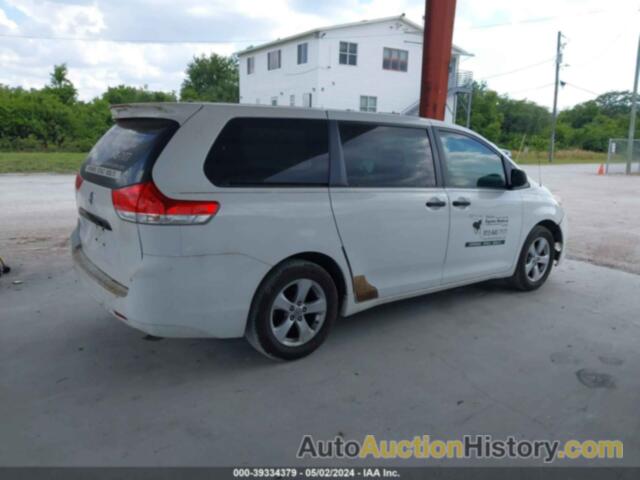 TOYOTA SIENNA BASE V6 7 PASSENGER, 5TDZK3DC5CS207637