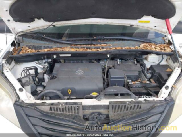 TOYOTA SIENNA BASE V6 7 PASSENGER, 5TDZK3DC5CS207637