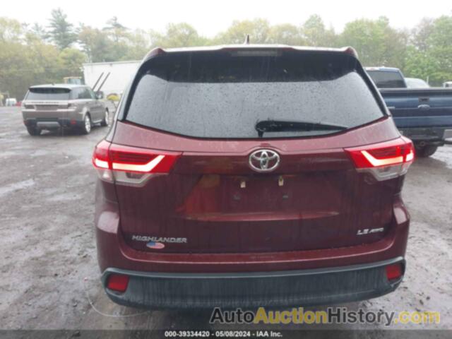 TOYOTA HIGHLANDER LE/LE PLUS, 5TDBZRFHXHS415173