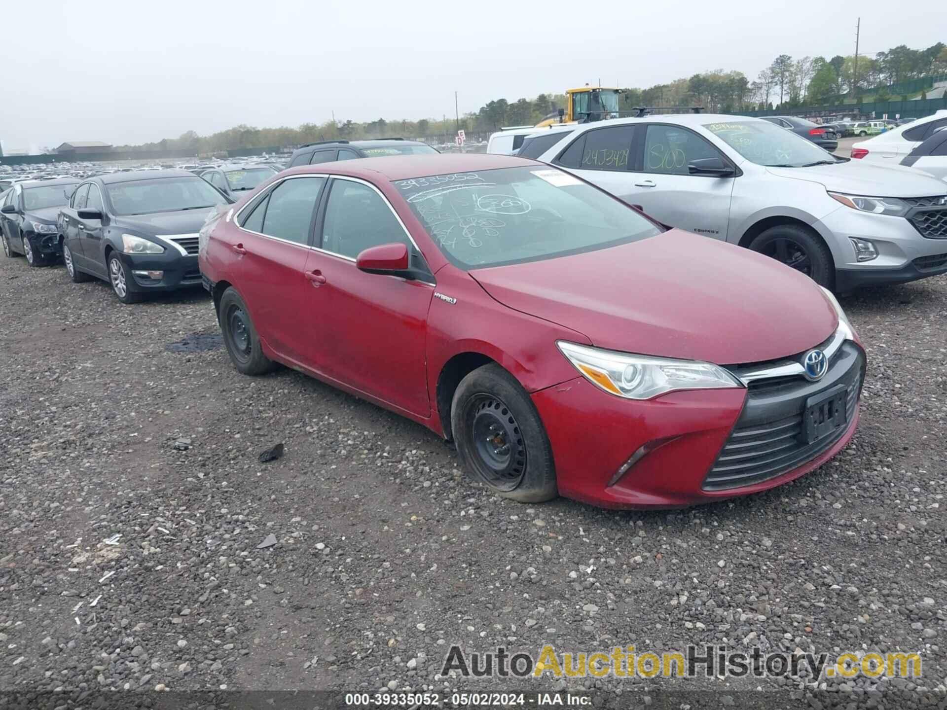 TOYOTA CAMRY HYBRID LE, 4T1BD1FK3FU165145