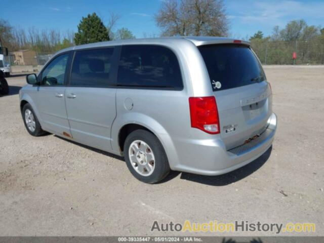 DODGE GRAND CARAVAN SE/AVP, 2C4RDGBG4CR139234