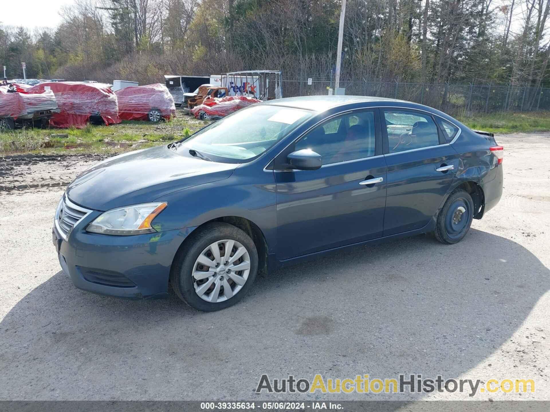 NISSAN SENTRA FE+ S/FE+ SV/S/SL/SR/SV, 3N1AB7AP3EL665068