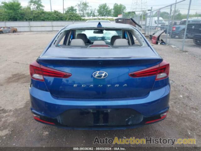 HYUNDAI ELANTRA SEL, 5NPD84LF8KH455458