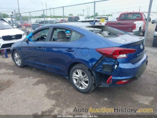 HYUNDAI ELANTRA SEL, 5NPD84LF8KH455458