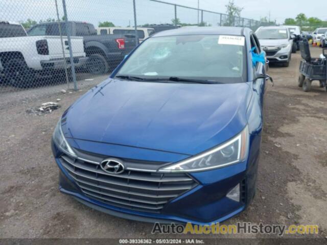 HYUNDAI ELANTRA SEL, 5NPD84LF8KH455458