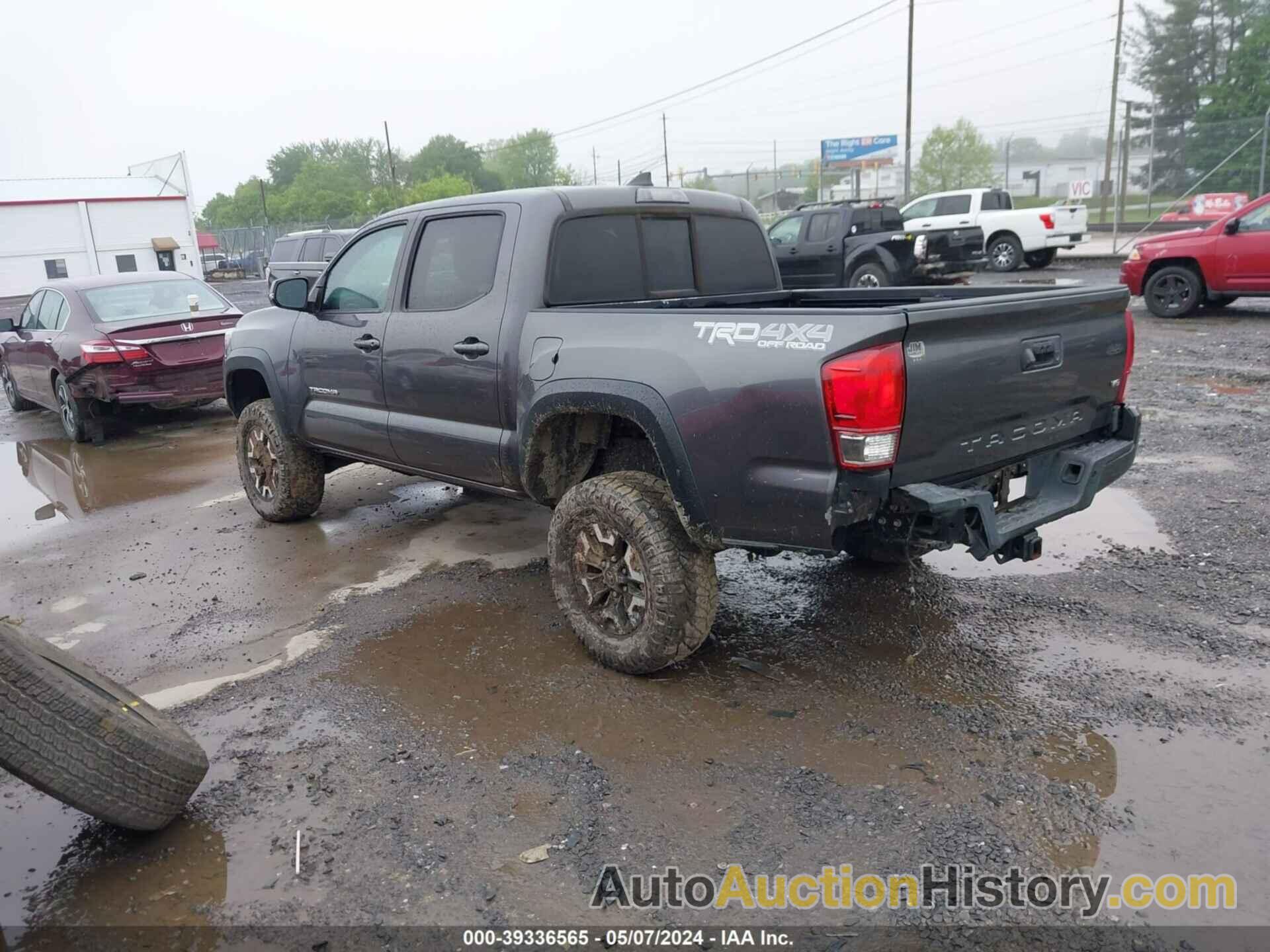 TOYOTA TACOMA DBL CAB/SR/SR5/TRD SPT/OR, 5TFCZ5AN7GX020578