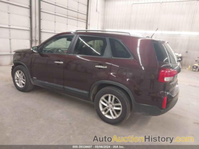 KIA SORENTO LX, 5XYKTCA65FG571782