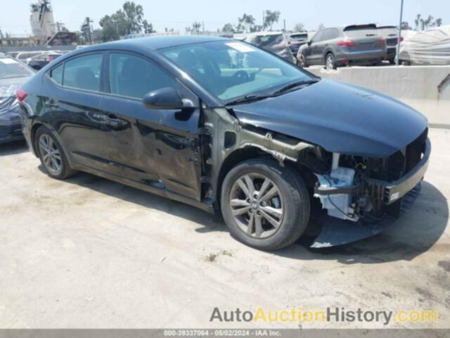 HYUNDAI ELANTRA SEL, 5NPD84LF5JH384895