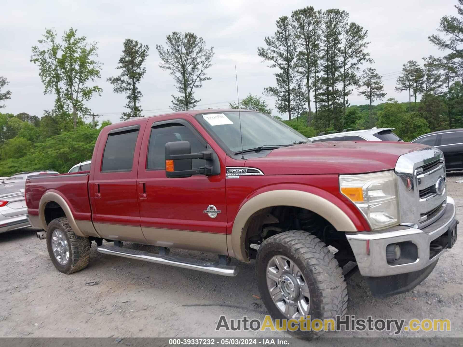 FORD F-250 LARIAT, 1FT7W2BT0EEA66221