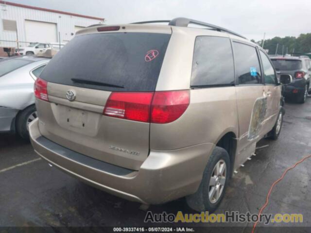 TOYOTA SIENNA XLE, 5TDZA22C04S160857