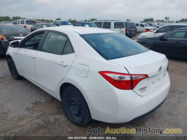 TOYOTA COROLLA LE, 2T1BURHE0GC506932