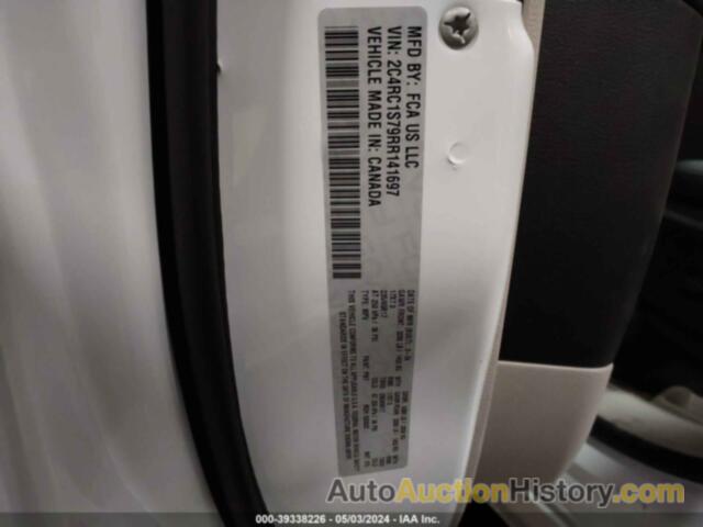 CHRYSLER PACIFICA HYBRID SELECT, 2C4RC1S79RR141697