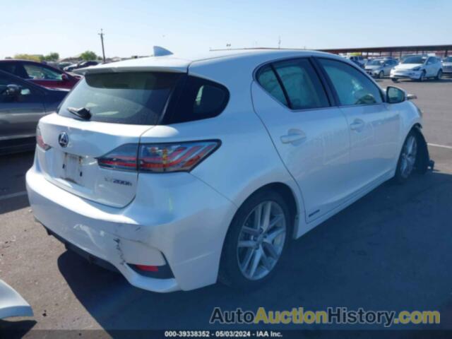 LEXUS CT 200H, JTHKD5BHXF2219671