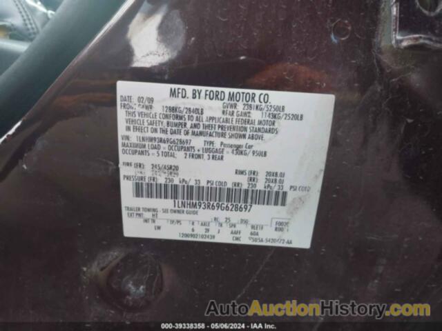 LINCOLN MKS, 1LNHM93R69G628697