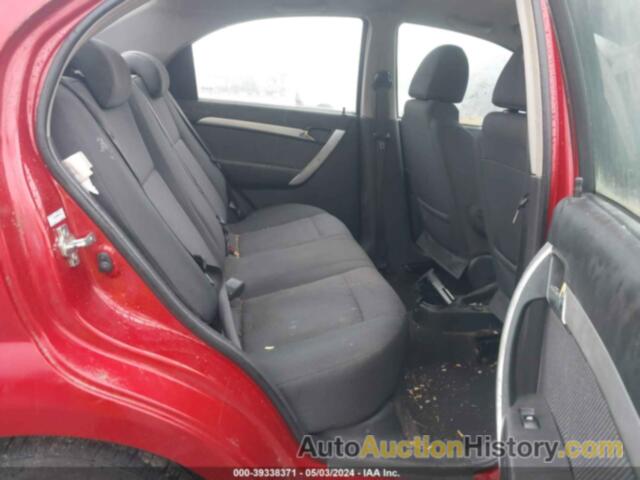 CHEVROLET AVEO 1LT, KL1TD5DE5BB144145