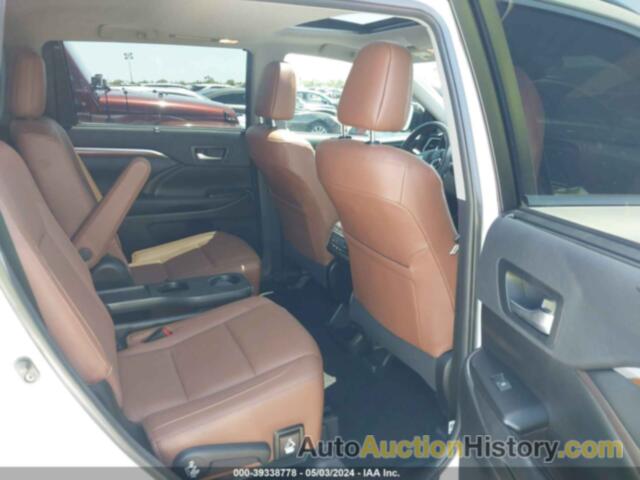 TOYOTA HIGHLANDER LIMITED, 5TDDZRFH8KS726679